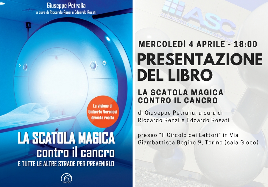 Presentazione a Torino del libro “LA SCATOLA MAGICA CONTRO IL CANCRO”